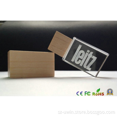 Free Sample and Custom Logo Crystal Gift USB Flash Memory USB Stick